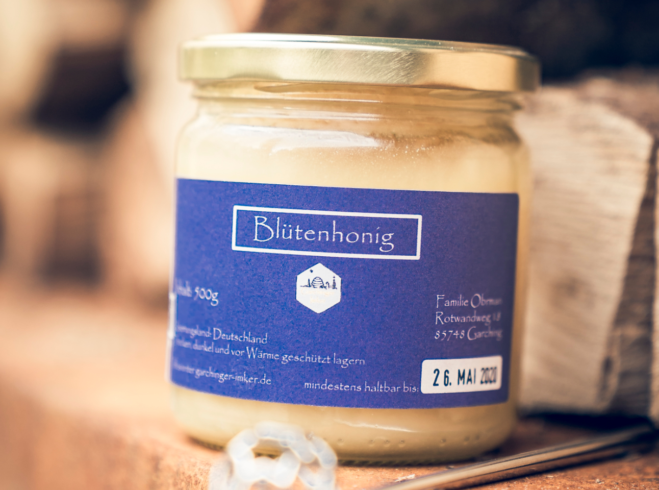 Early Summer Honey from Garching by Munich, Bavaria